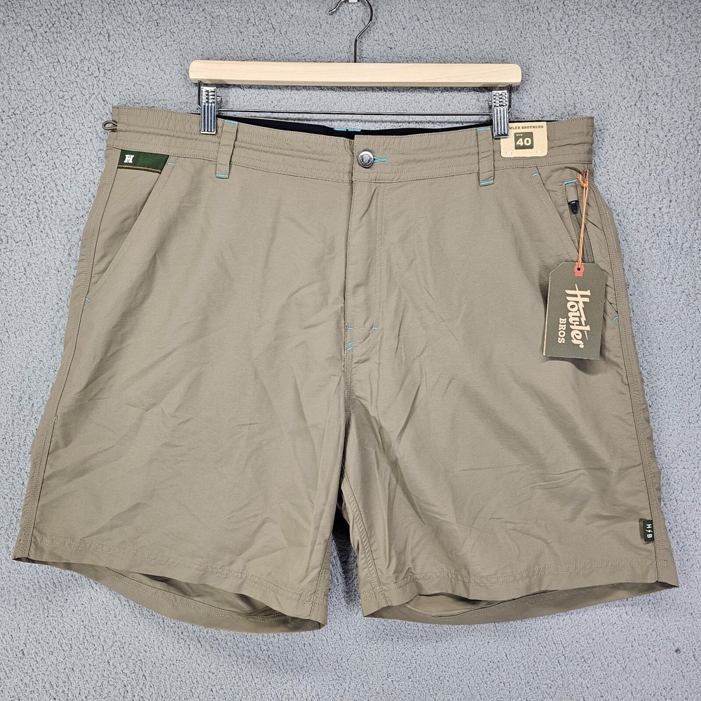 Howler Bros Horizon Hybrid 2.0 Shorts Mens Size 40 Isotaupe 7.5" Inseam NEW $69